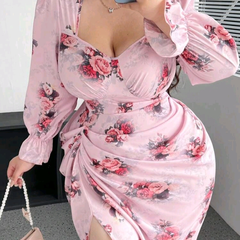 Floral Pink Dress